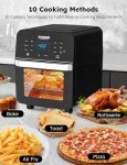 Nuwave Brio 15.5Qt Air Fryer Oven with Rotisserie