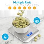Digital Kitchen Scale for Baking and Meal Prep