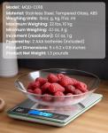 Nicewell 22lb Digital Kitchen Scale for Cooking