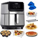 Yedi Evolution 6.8 Quart Stainless Steel Air Fryer