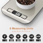 CROWNFUL Digital Kitchen Scale for Cooking and Baking