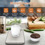 CROWNFUL Digital Kitchen Scale for Cooking and Baking