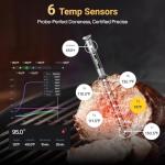 Typhur Sync Gold Wireless Meat Thermometer with 6 Sensors