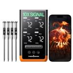 Smart Bluetooth Meat Thermometer with 4 Probes