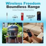 ThermoGoY Smart Bluetooth Meat Thermometer with Display