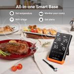 Smart Bluetooth Meat Thermometer with 4 Probes