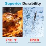 ThermoGoY Smart Bluetooth Meat Thermometer with Display