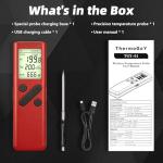 ThermoGoY Smart Bluetooth Meat Thermometer with Display