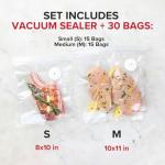 Chef Preserve Compact Vacuum Sealer with 30 Bags