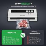 FRESKO Automatic Vacuum Sealer with Starter Kit