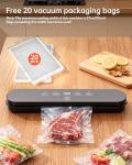 Compact Food Vacuum Sealer with 20 Bags