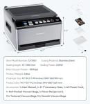 DualCore CVS101 Vacuum Sealer for Liquids & Sous Vide