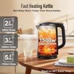 Mecity 1.7L Electric Kettle with Touch Screen
