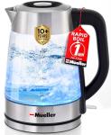 Mueller 1.8L Electric Tea Kettle - Borosilicate Glass