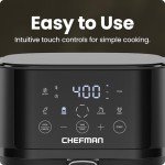 Chefman 4QT Touchscreen Air Fryer - Black