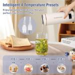 Portable Electric Kettle with 4 Temperature Settings