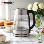 Mueller 1.8L Electric Tea Kettle - Borosilicate Glass