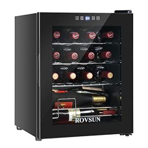 ROVSUN 16-Bottle Wine Cooler with Digital Control