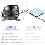 ROVSUN 16-Bottle Wine Cooler with Digital Control