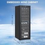 Mini Wine Cooler with Dual Zone Temperature Control