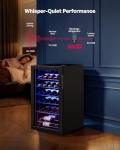 Icyglee 25-Bottle Wine Cooler with Adjustable Temp