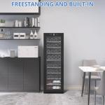 Mini Wine Cooler with Dual Zone Temperature Control