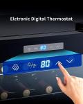 Compact Wine Cooler with Digital Display, 28 Bottles