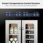 Whynter 24 Inch Dual Zone Wine and Beverage Cooler