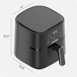 Chefman 4QT Touchscreen Air Fryer - Black