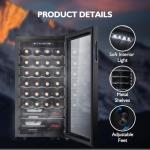 STAIGIS 28-Bottle Mini Wine Cooler Fridge