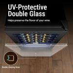 Yeego 46-Bottle Wine Cooler with Digital Control