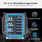 Whynter 24 Inch Dual Zone Wine and Beverage Cooler