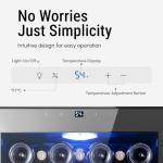 Yeego 46-Bottle Wine Cooler with Digital Control
