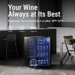Yeego 46-Bottle Wine Cooler with Digital Control