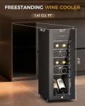 Feelfunn 12-Bottle Freestanding Wine Cooler