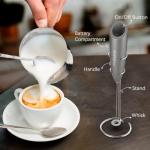 SIMPLETASTE Handheld Electric Milk Frother and Mixer