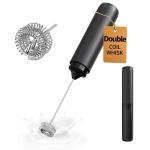 Rechargeable Handheld Milk Frother with Dual Whisk