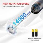 Bonsenkitchen Handheld Milk Frother for Coffee