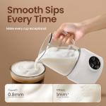 Casimhu 4-in-1 Electric Milk Frother and Steamer