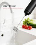 Rechargeable Handheld Milk Frother with Dual Whisk