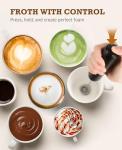 SIMPLETASTE Handheld Electric Milk Frother and Mixer
