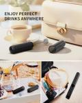 Rechargeable Handheld Milk Frother with Dual Whisk