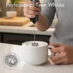 Electric Milk Frother for Coffee and Matcha