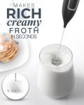 Handheld Electric Milk Frother for Coffee & Lattes