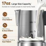 AMZCHEF All-in-1 Milk Frother and Steamer