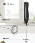 Handheld Electric Milk Frother for Coffee & Lattes
