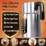 5-in-1 Electric Milk Frother and Steamer
