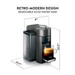 Nespresso Vertuo Coffee Machine with Frother, Graphite