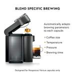 Nespresso Vertuo Coffee Machine with Frother, Graphite