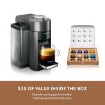 Nespresso Vertuo Coffee Machine with Frother, Graphite